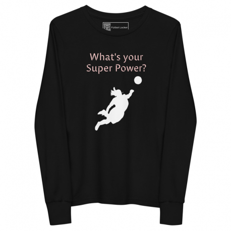 What's Your Super Power Youth Long Sleeve Tee