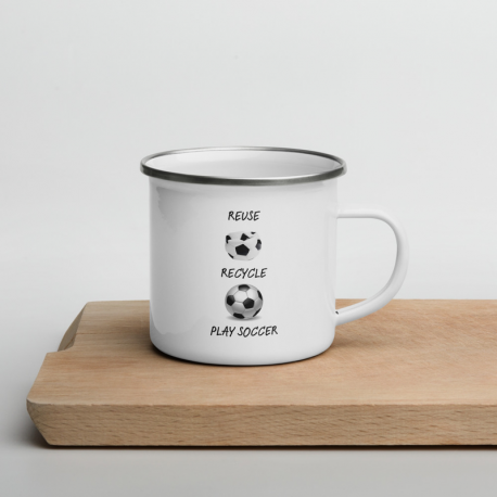 Recycle Enamel Mug