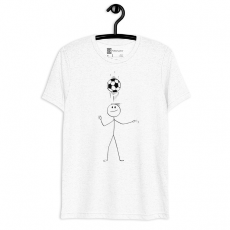 Stick Figure Baller Short Sleeve Tri-Blend T-Shirt