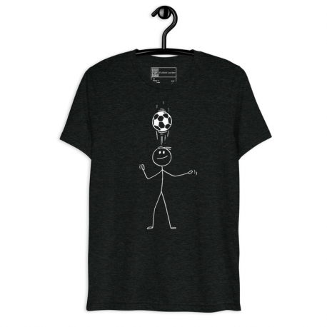 Stick Figure Baller Short Sleeve Tri-Blend T-Shirt