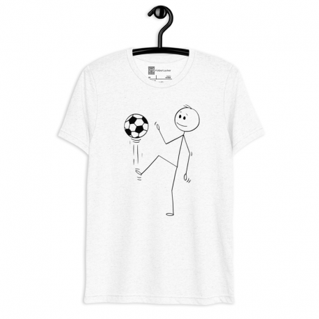 Stick Figure Baller Short Sleeve Tri-Blend T-Shirt