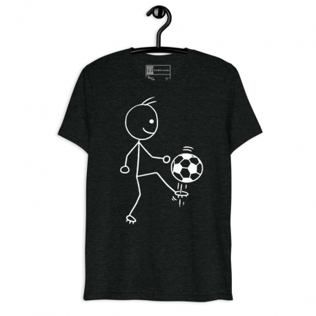 Stick Figure Baller Short Sleeve Tri-Blend T-Shirt