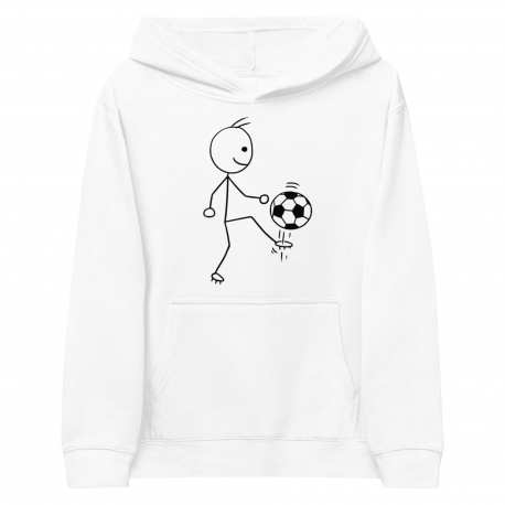 Stick Figure Kids Fleece Hoodie