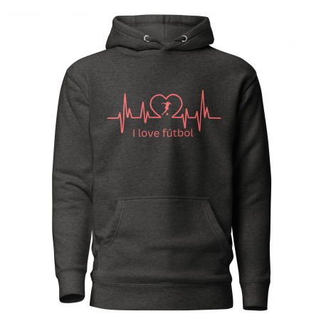 I Love Fútbol Unisex Premium Hoodie