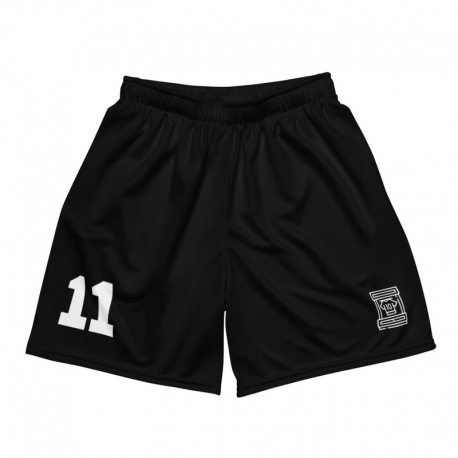 Unisex Mesh Shorts - Black 11