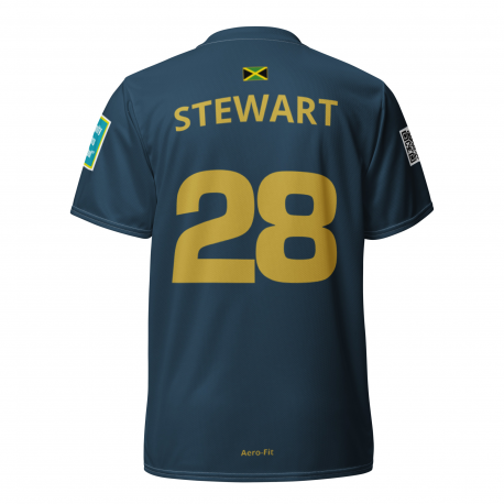 STEWART 28 - Recycled unisex sports jersey
