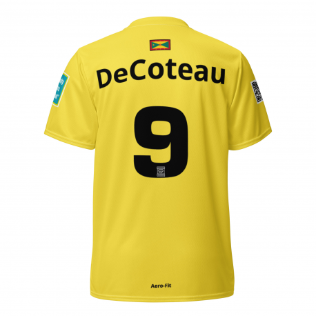 DeCoteau 9 - Recycled unisex sports jersey