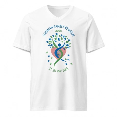 Unisex Short Sleeve V-Neck T-Shirt