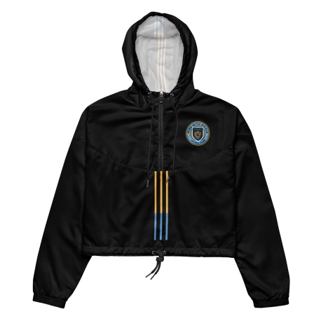KWG 3-Stripes Women’s Cropped Windbreaker