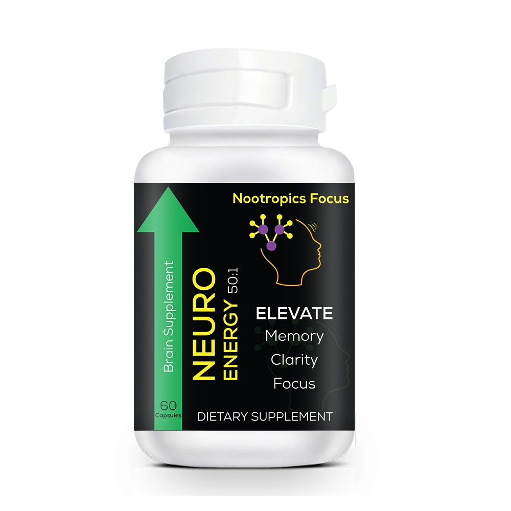 Nootropics Focus Neuro Energy 50:1 Brain Supplement