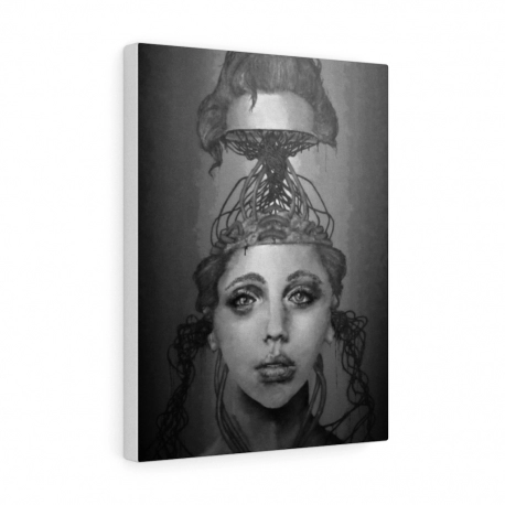 Wired Woman Print on Canvas (5 sizes)