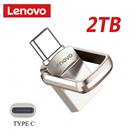 Lenovo U Disk 2TB 1TB 512GB 256GB 128GB Portable Pen Drive Shockproof Data Storage Type-C USB 3.0 Flash Drive Storage Device