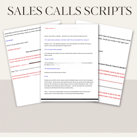 Sales Call Scripts