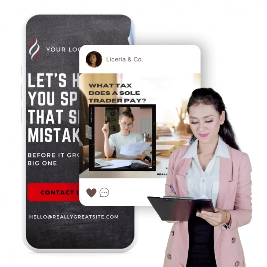 200 Ready-to-Use Audit & Tax Social Media Templates Bundle
