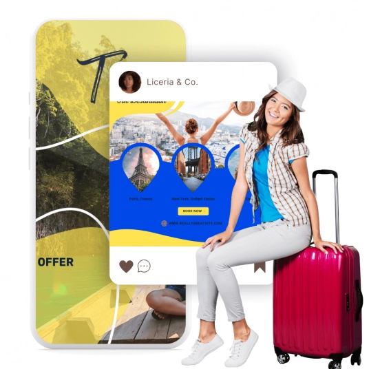 200 Ready-to-Use Travel Agency Social Media Templates Bundle