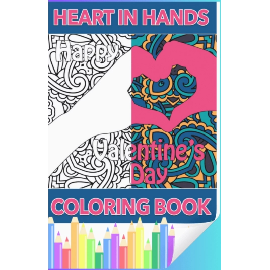 Heart In Hands Coloring Pack