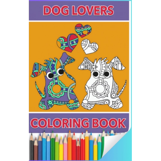 Dog Lovers Coloring Book