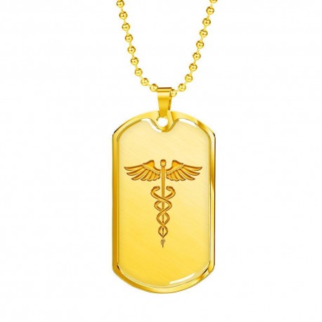Nurse Doctor Logo - Gold