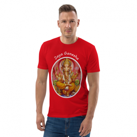 Organic cotton t-shirt unisex-Jaya Ganesha