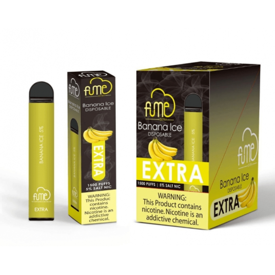 FUME EXTRA- Banana Ice [1500 Puffs] 10pcs