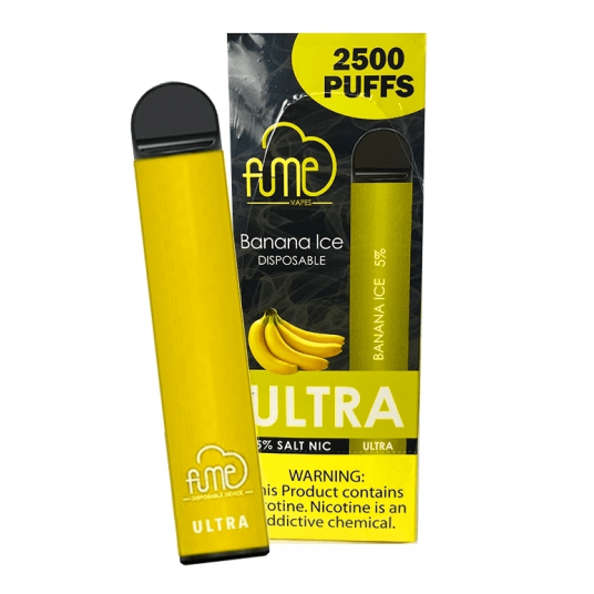 FUME ULTRA - Banana Ice [2500 Puffs] 10pcs
