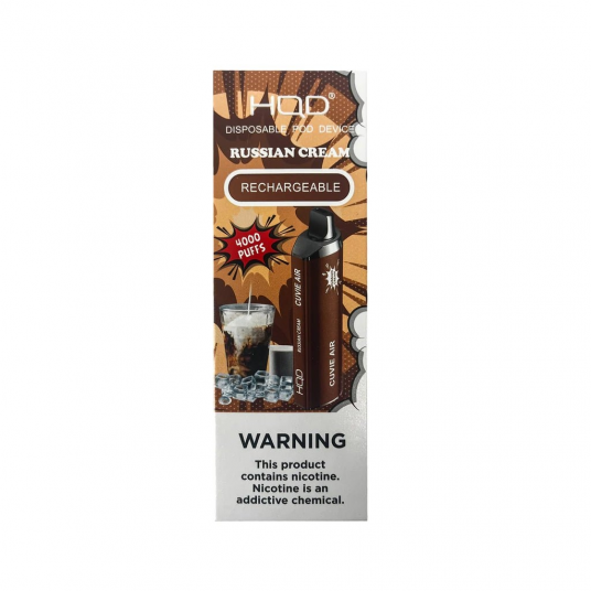 HQD CURVIE AIR - Russian Cream [4000 Puffs] 5ct