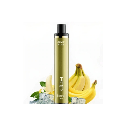 HQD CURVIE PLUS - Banana Ice [1200 Puffs] 6ct