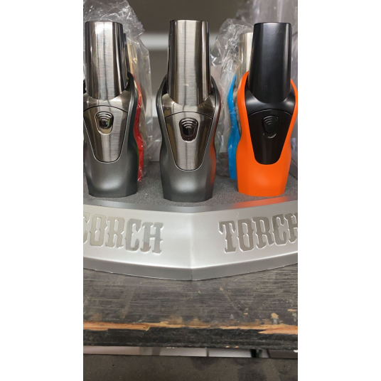 Scorch torch Venus push hold Double torch 9ct to925