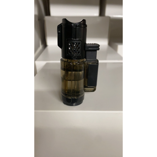 Clickit Triple Torch Transparent /Cigar Punch