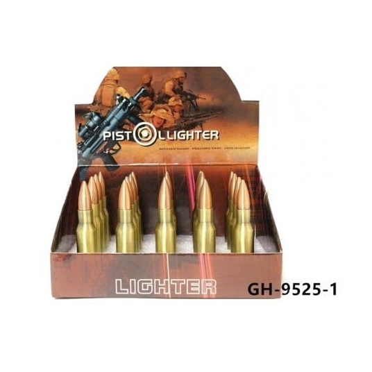 Long Single Bullet Lighter 20ct