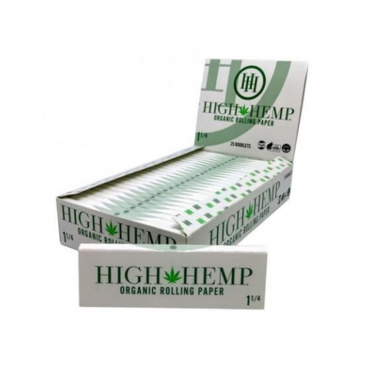 HIGH HEMP ORGANIC ROLLING PAPER 1-1/4