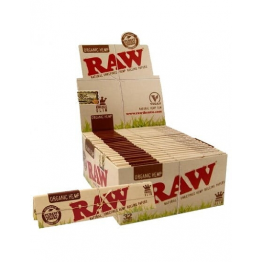 RAW Organic Hemp Rolling Papers [King Size Slim] 50ct