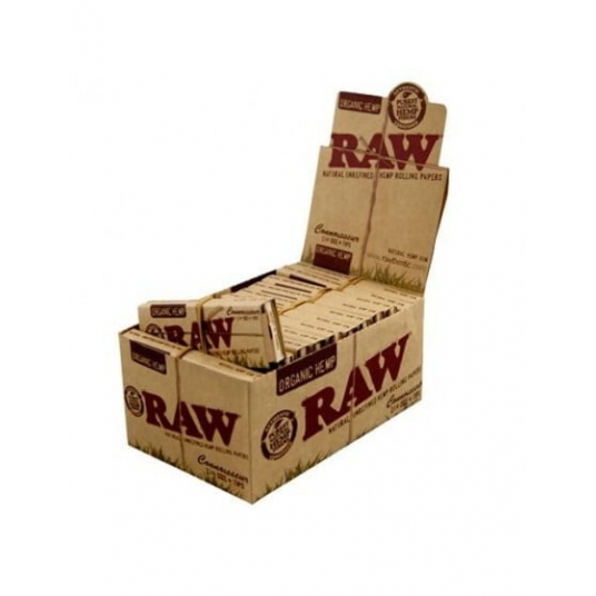 RAW Organic Rolling Papers + Tips [1-1/4