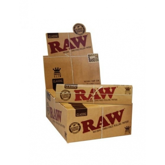 RAW Classic Rolling Papers [King Size Slim] 50ct