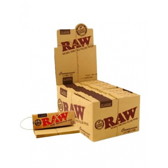 RAW Classic Rolling Papers + Tips [1-1/4