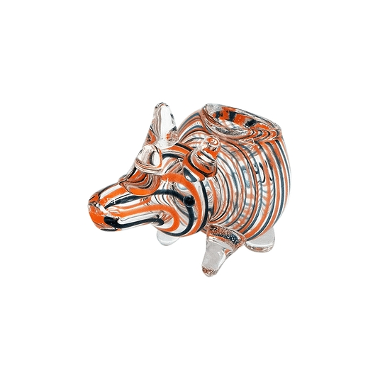 SMALL Elephant GLASS HAND PIPE