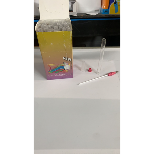 Tube glass design one hitter
