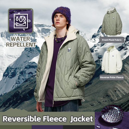 INFLATION Reversible Cotton Padded Jacket Unisex
