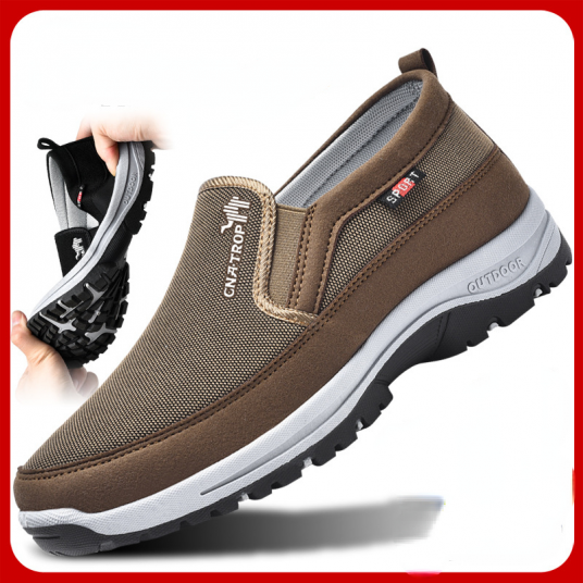 Loafers Men Sneakers Mesh Breathable Non-Slip Slip On Vulcanized Shoes Soft Sole Solid Color Comfortable Water Shoes Zapatos