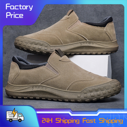 Handmade Leather Men Loafers Autumn Breathable Men Casual Shoes Luxury Designer Slip on Male Driving Shoes Comfortable Sneakers