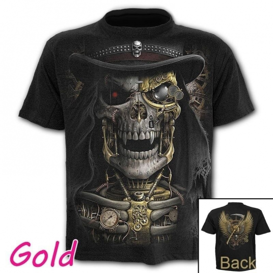 New Men's Fashion Skull T Shirt Short Sleeve