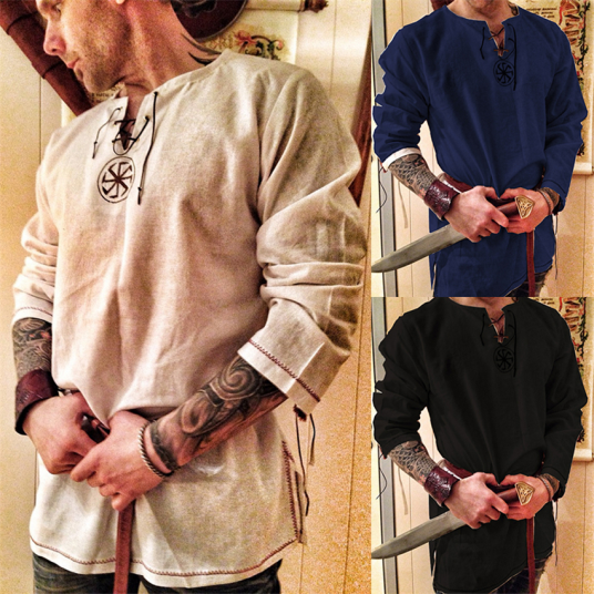 Pirate Disguise Fancy Clothing Carnival Shirts