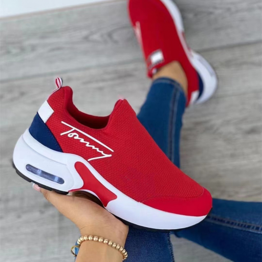 Ladies Fashion Vulcanized Sneakers