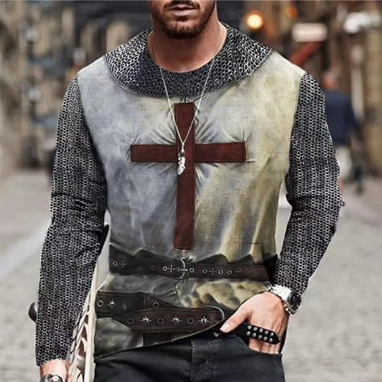 Vintage Men T-Shirts Knights Templar