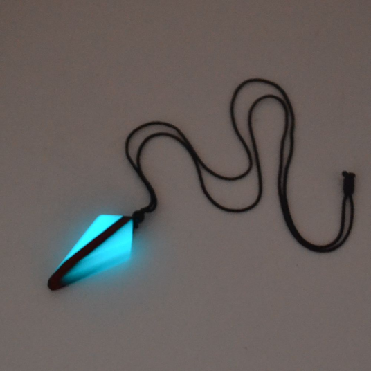 Fashion Arrow Necklace, After absorbing light at night, it glows Gift