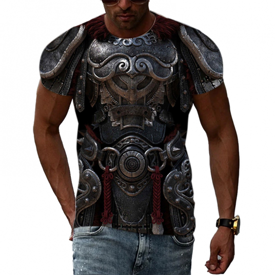 Medieval Samurai Must-Have Hip-Hop Original Short-Sleeved