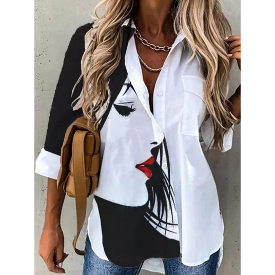 Fashion new shirt long-sleeved woman