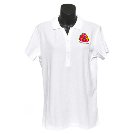 Ladies White Polo Shirt