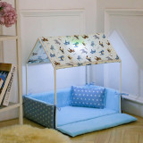 Small Dog Bed with Canopy