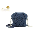 3D Pug Handbag Purse with Chain Strap